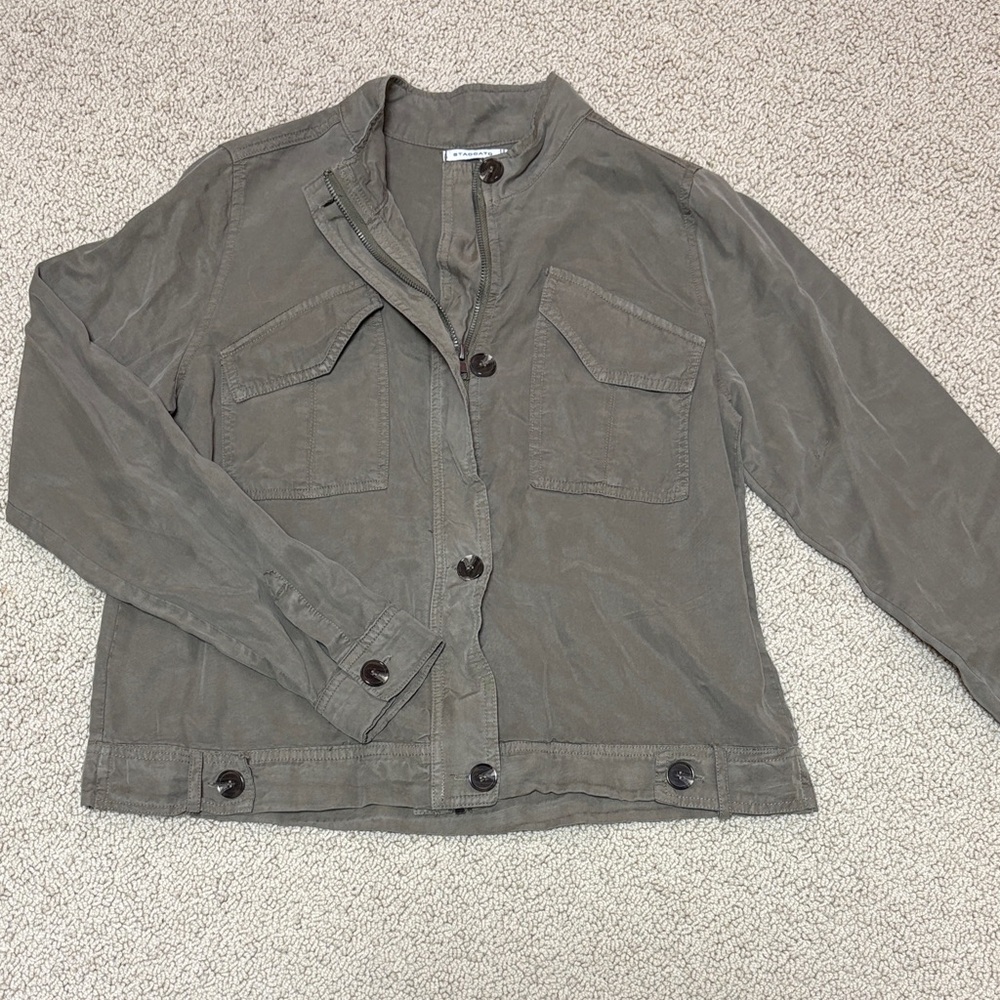 Staccato Olive Utility Jacket | S